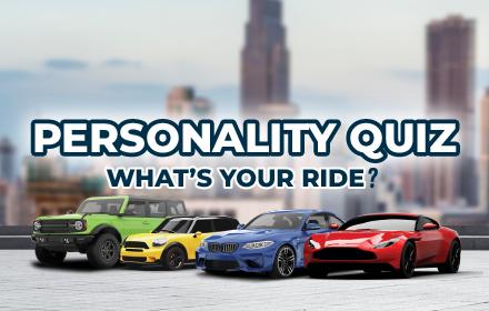 Personality Quiz: What's Your Ride